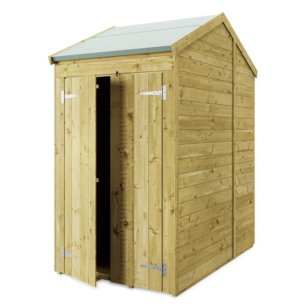 Store More Tongue and Groove Apex Shed - 4x6 Windowless