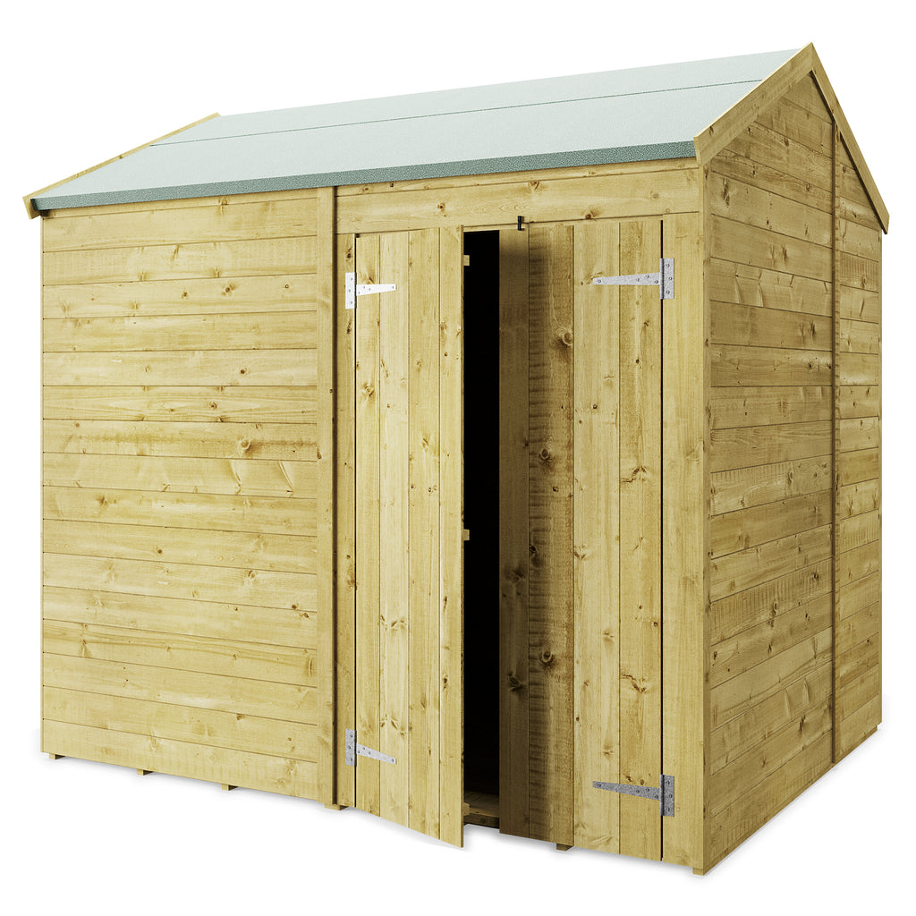 Store More Tongue and Groove Apex Shed - 8x6 Windowless