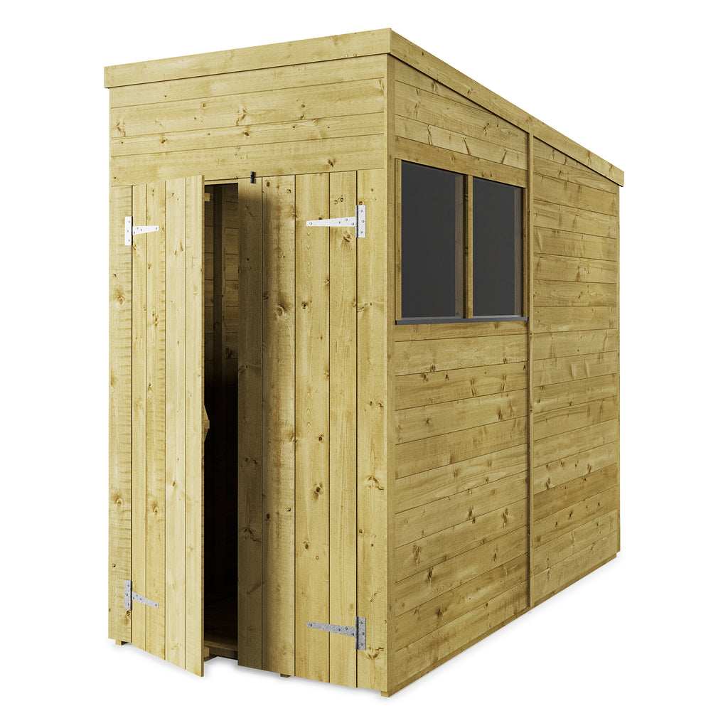 Store More Tongue and Groove Pent Shed - 4x8 Windowed