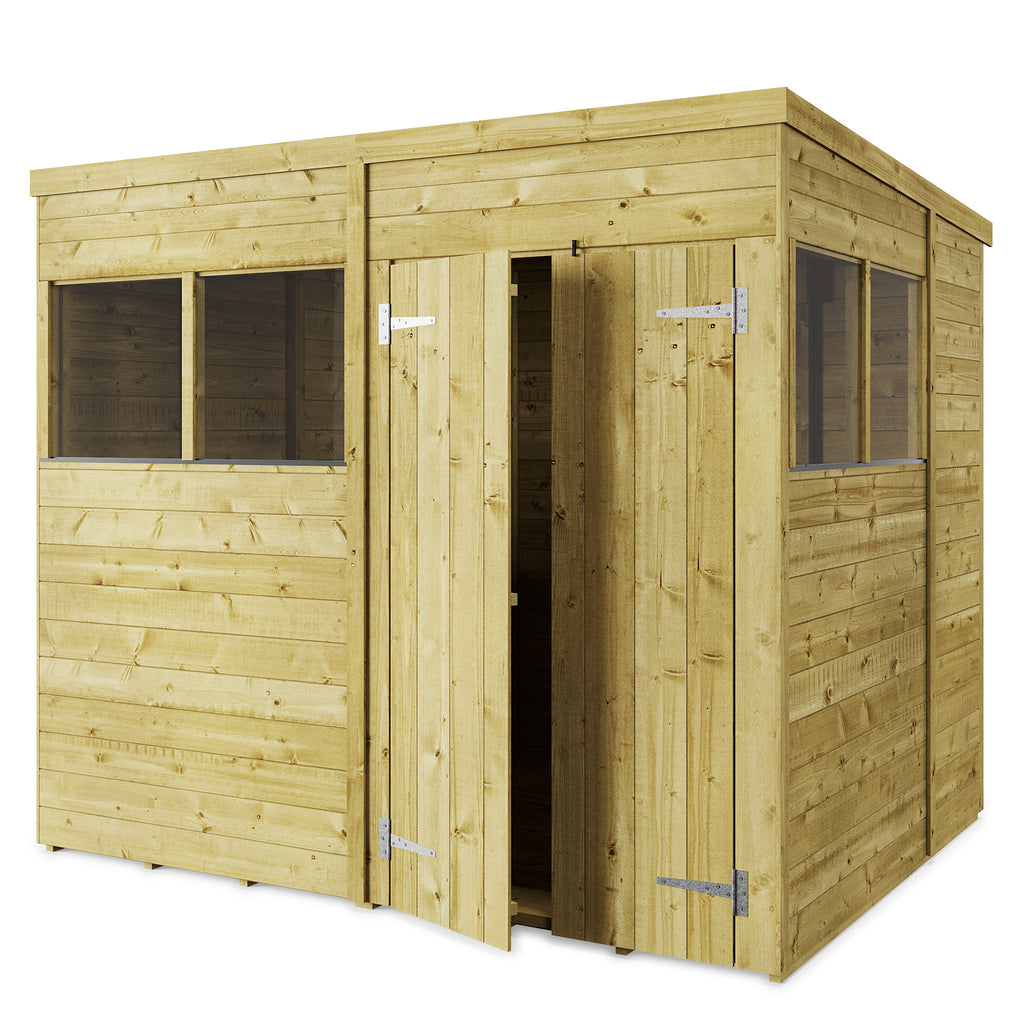 Store More Tongue and Groove Pent Shed - 8x6 Windowed
