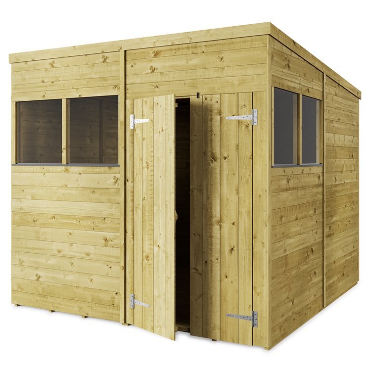 Store More Tongue and Groove Pent Shed - 8x8 Windowed