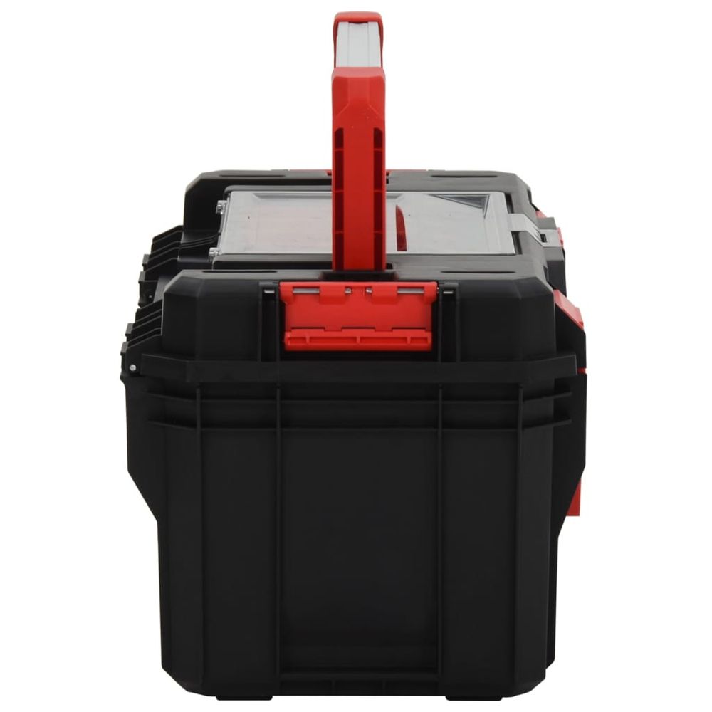 Tool Box Black and Red 55x28x26.5 cm - anydaydirect
