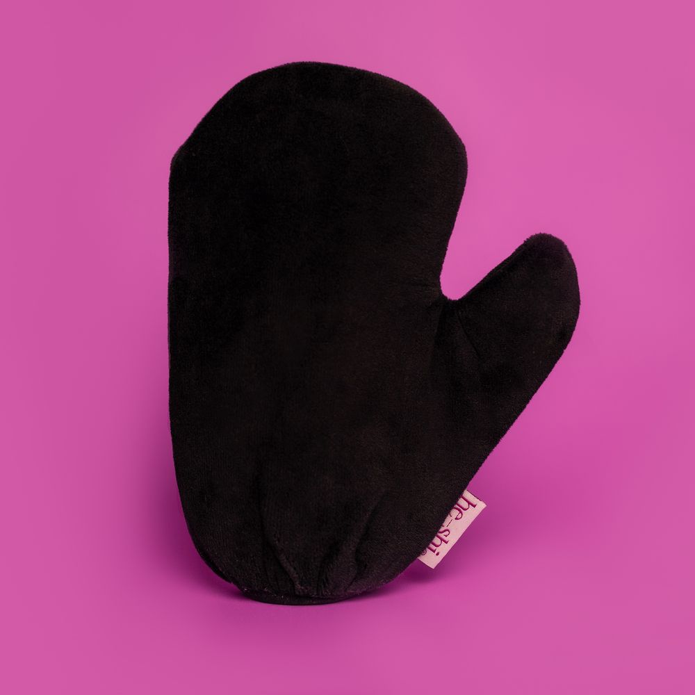 He-Shi Luxury Velvet Tanning Mitt - Prevent tan stains - double sided - anydaydirect