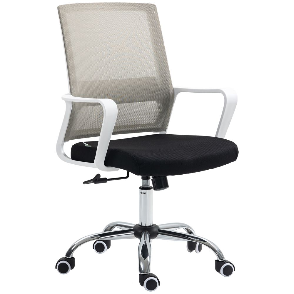 Vinsetto Mesh Office Chair Desk Chair w/ Swivel Seat Adjustable Height Black - anydaydirect