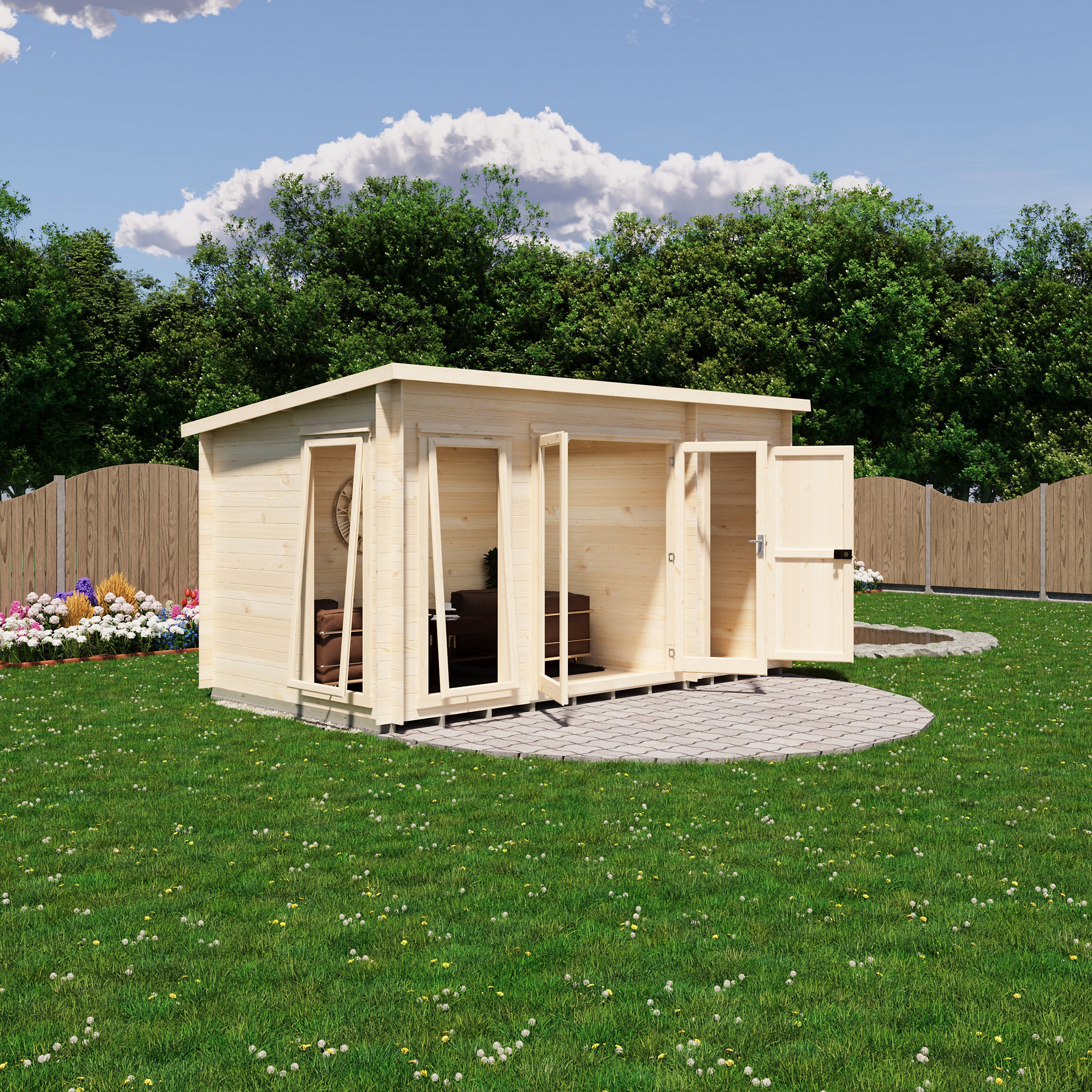 Shire Walsoken 8x14 Log Cabin