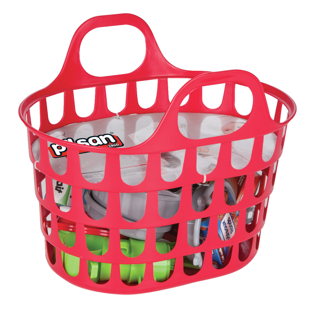 Pilsan Picnic Basket Toy Set Red - anydaydirect