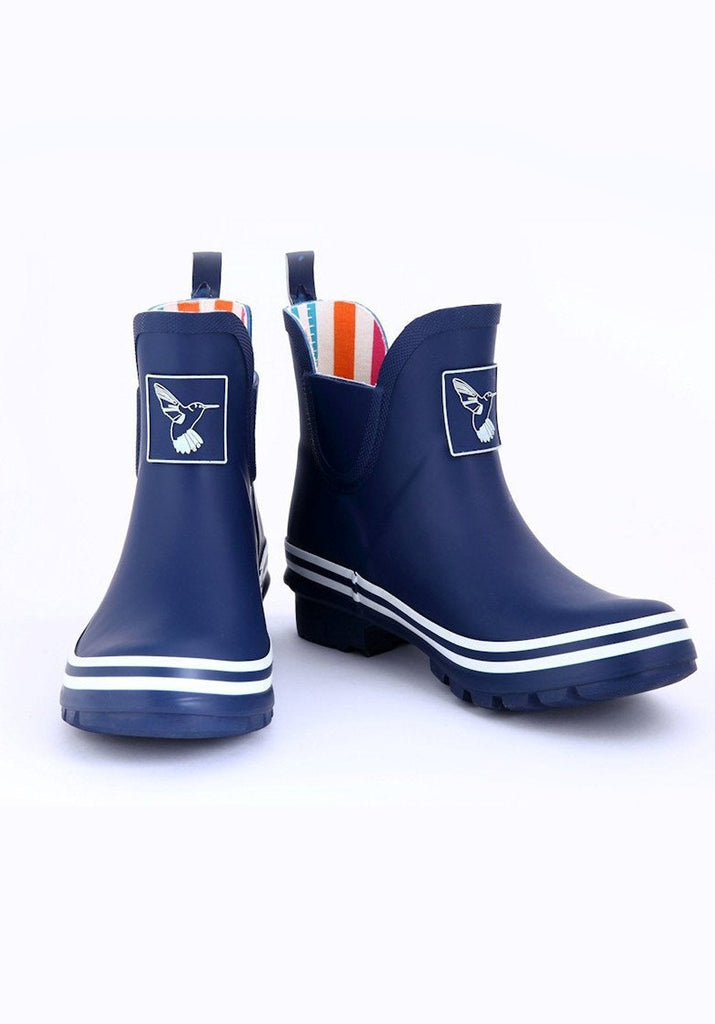 Evercreatures Blue Meadow Ankle Wellies - anydaydirect