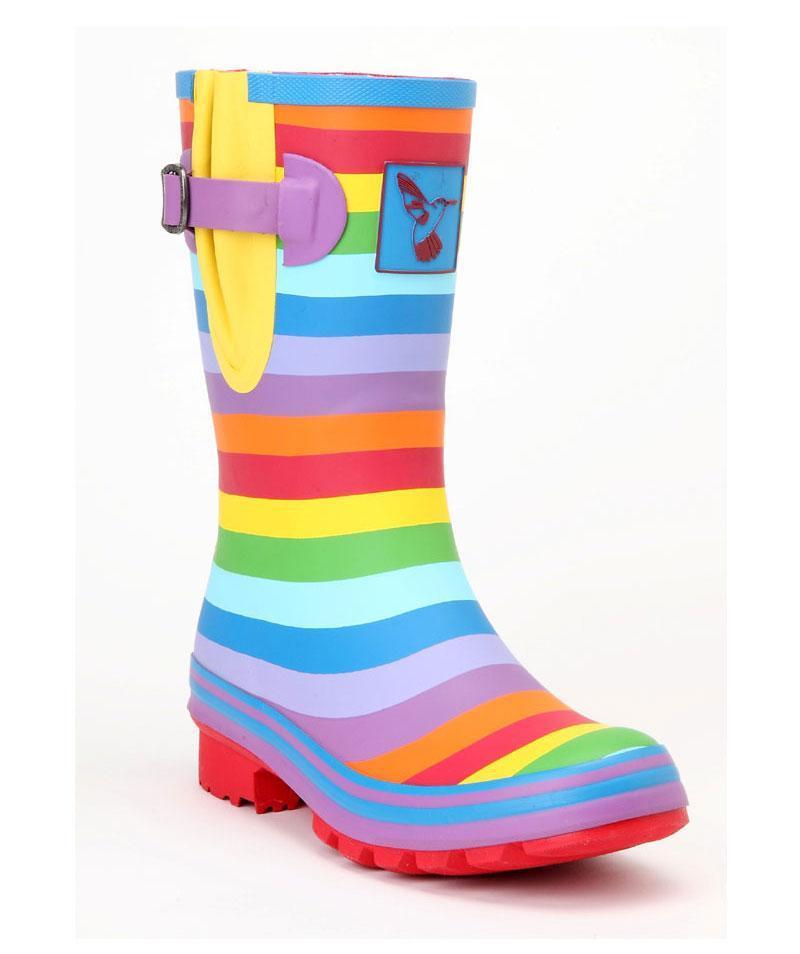 Evercreatures Rainbow Short Wellies - anydaydirect