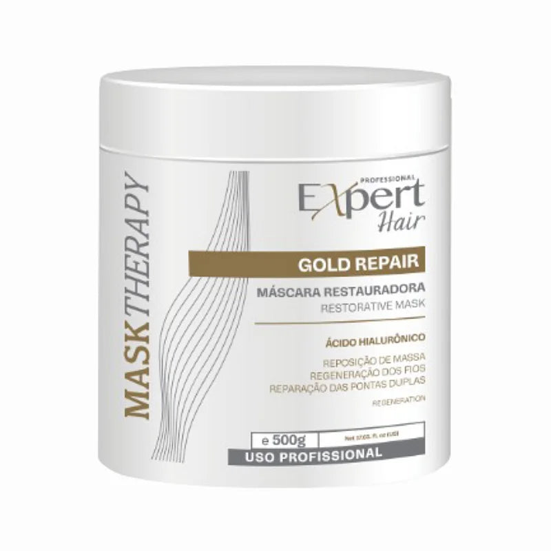 Expert Hair - Gold Repair Mask 500g with Hyaluronic Acid - anydaydirect