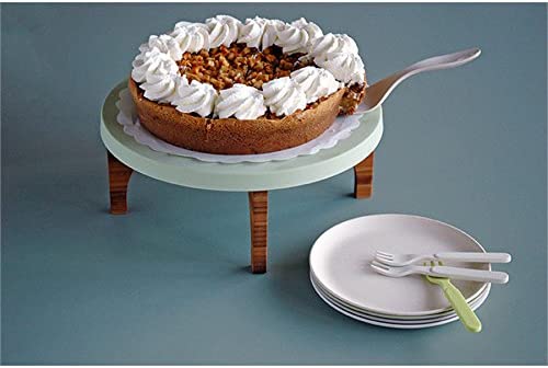 Zuperzozial HIGH PIE cake tray Willow Green - anydaydirect