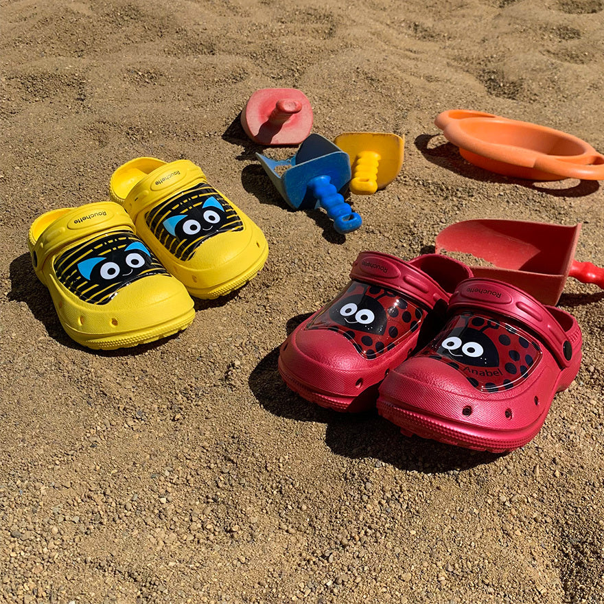 Rouchette Anabel Kids Clog - Red - anydaydirect