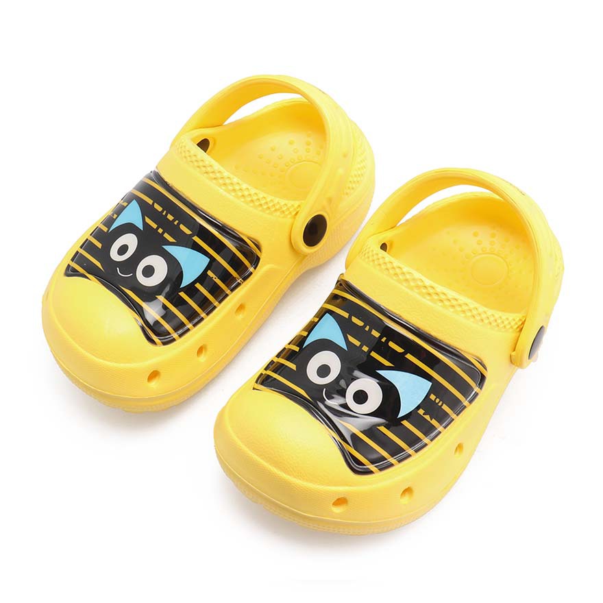 Rouchette Axel Kids Clog - Yellow - anydaydirect