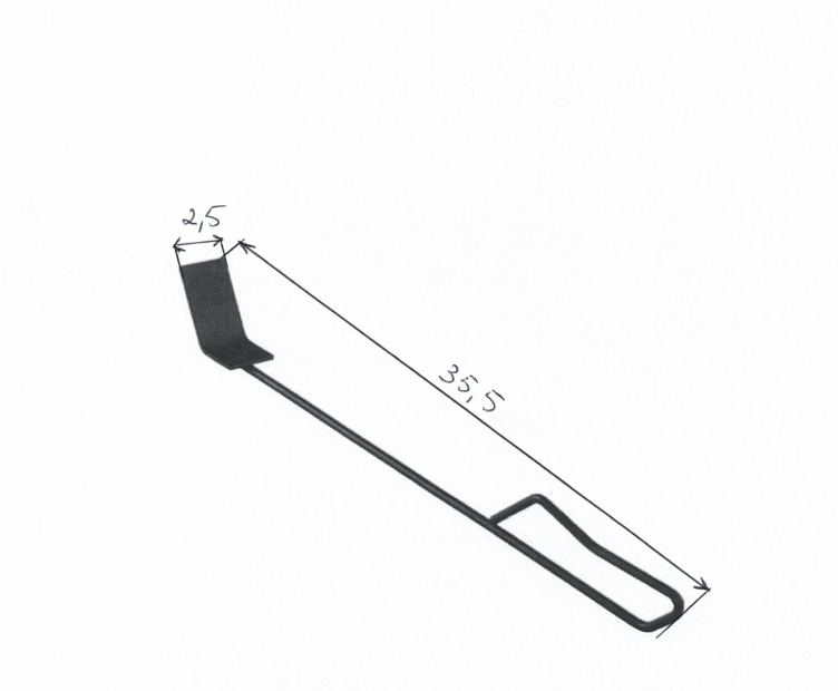 Steel ash removal tool, 36cm. - anydaydirect