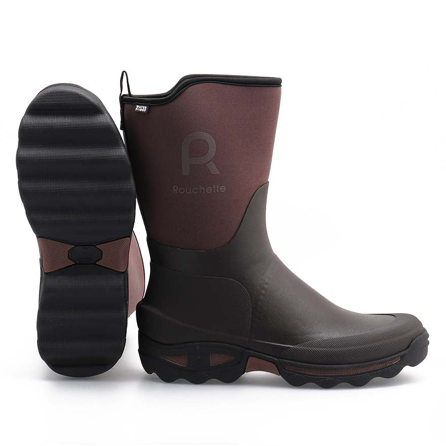 Rouchette Clean Garden Half Boot - Brown - anydaydirect