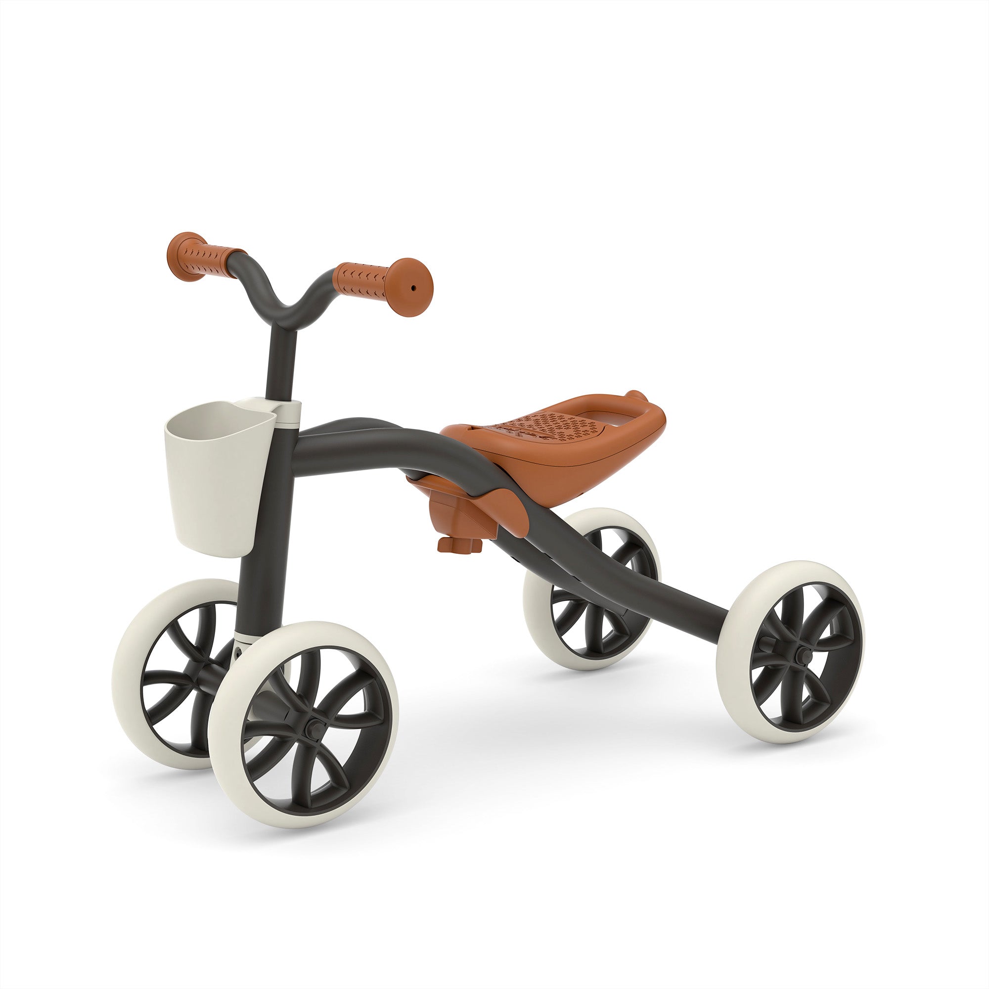 Chillafish 4-Wheel Ride-On Quadie 2 And Basket Black - anydaydirect