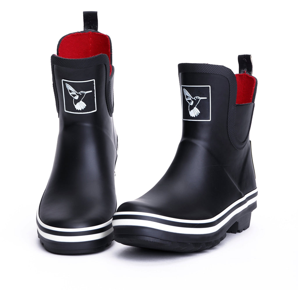 Evercreatures Black Meadow Ankle Wellies - anydaydirect