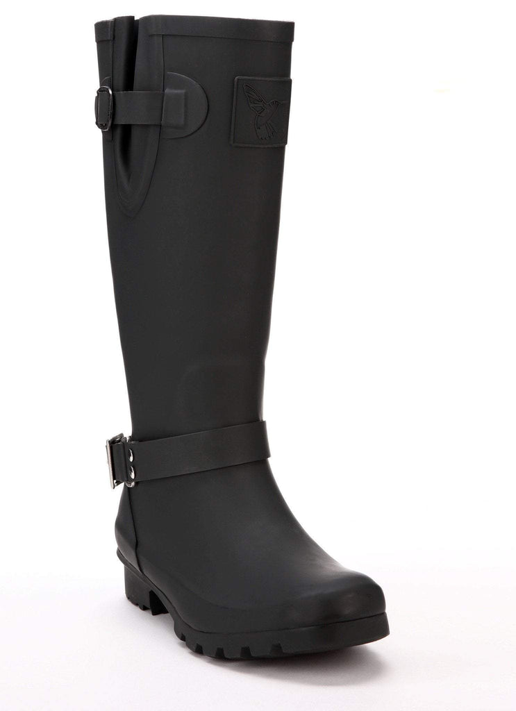 Evercreatures Triumph Charcoal Tall Wellies - anydaydirect