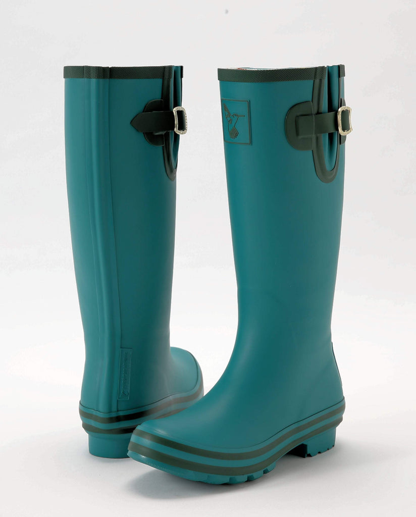 Evercreatures Deep Forest Tall Wellies - anydaydirect