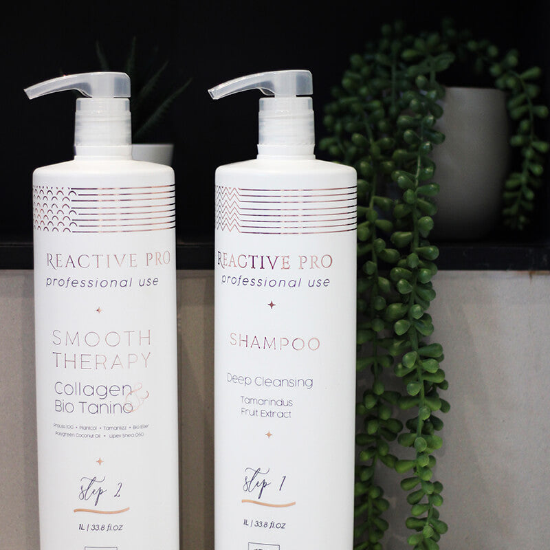 PIUR - Reactive Pro Sulphate Free Smooth Therapy Collagen Haircare System KIT 1L - anydaydirect