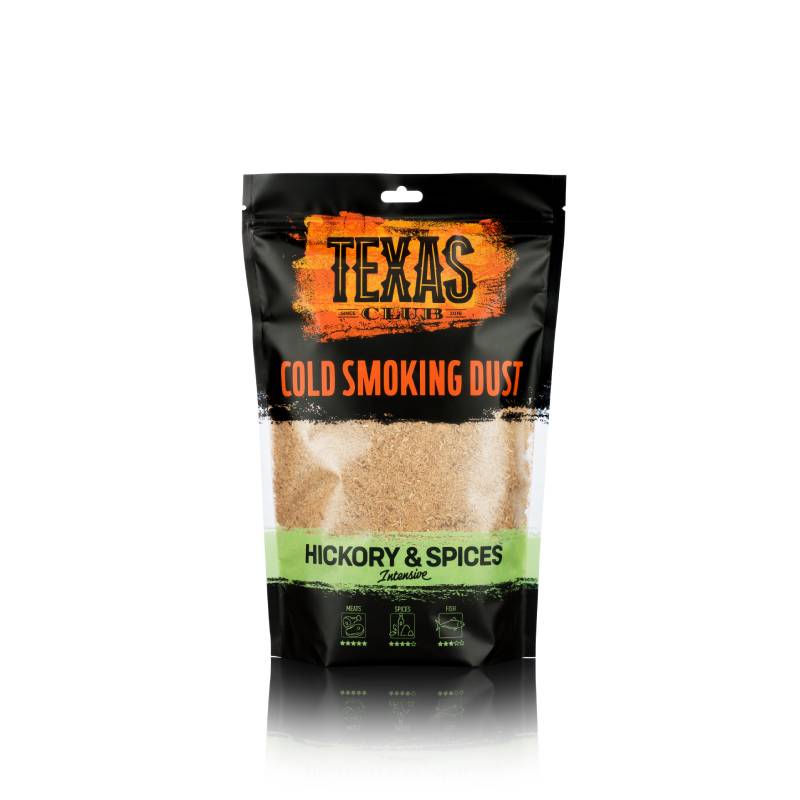 Texas Club Hickory & Spices cold smoking dust, 500g. - anydaydirect