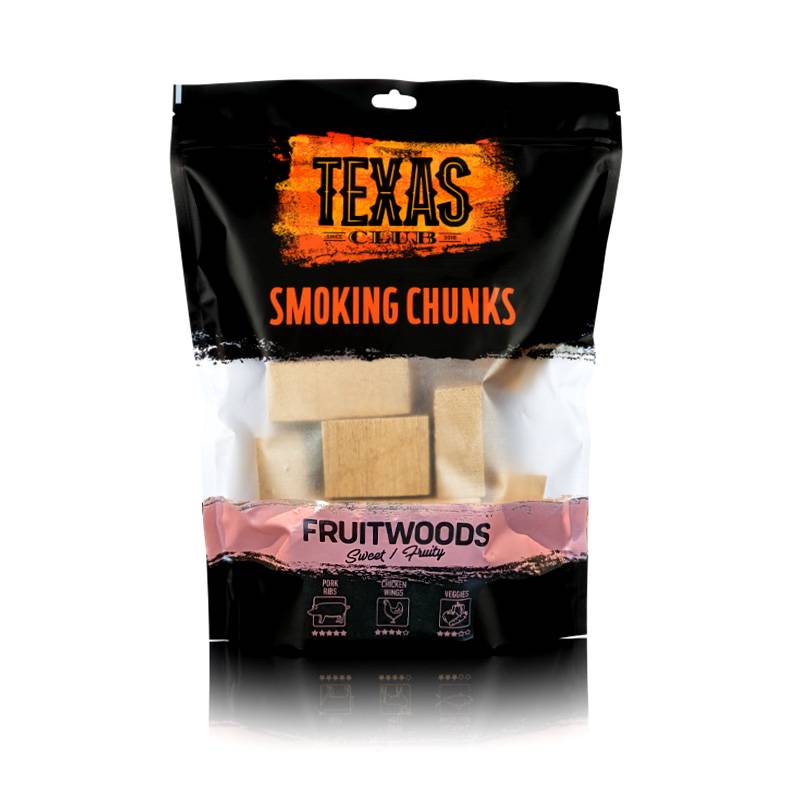Texas Club Fruit tree smoking chunks, 1kg. - anydaydirect
