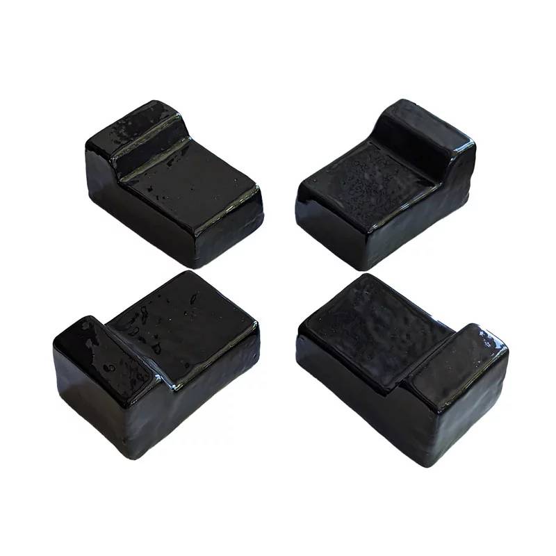Ceramic Legs For Barbecue (Black) - anydaydirect