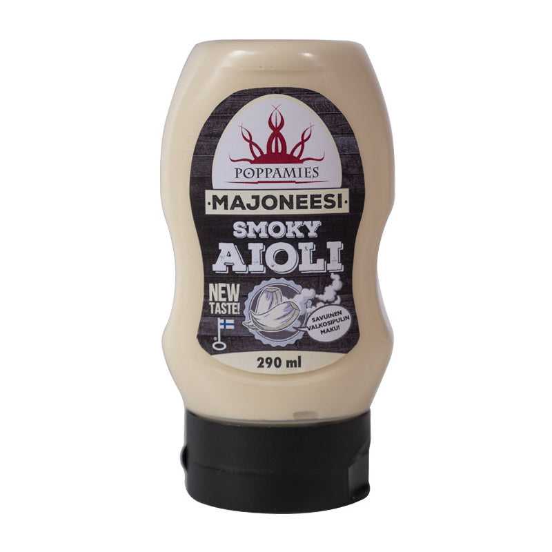 Poppamies Smoky Aioli mayonnaise sauce, 290 ml. - anydaydirect
