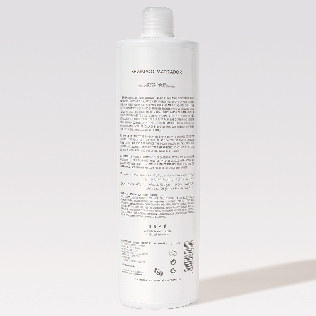 BRAE - Toning Shampoo, Professional 1L - anydaydirect