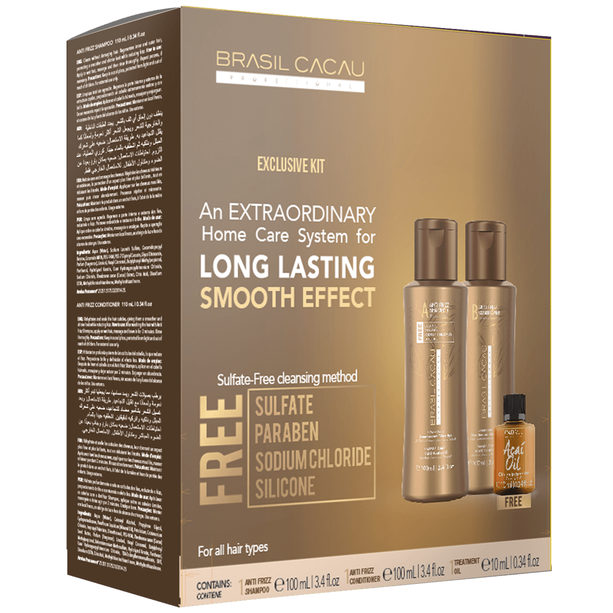 CADIVEU - Mini Kit Sulfate Free 100ml - anydaydirect