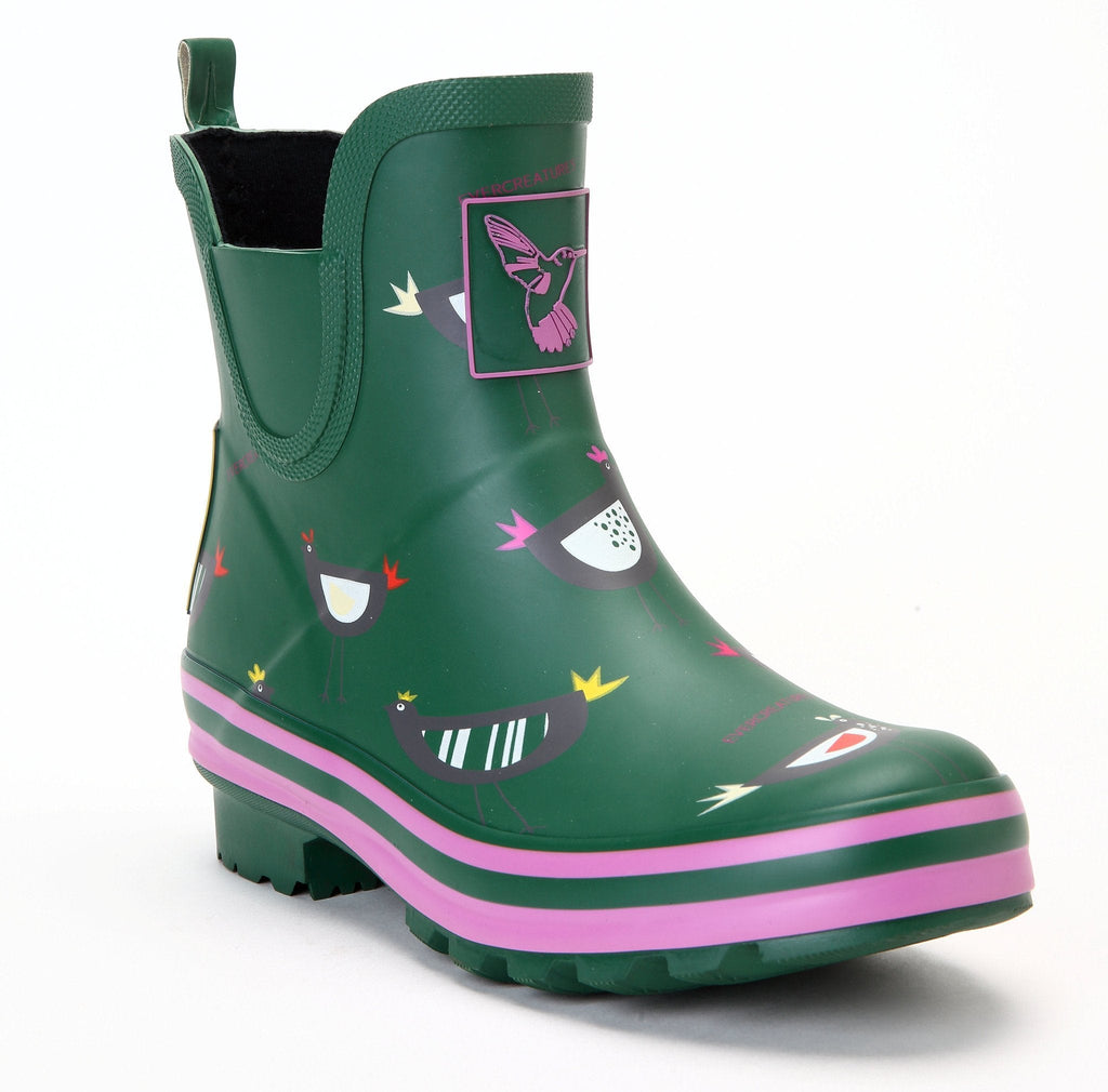 Evercreatures Chicken Meadow Ankle Wellies - anydaydirect