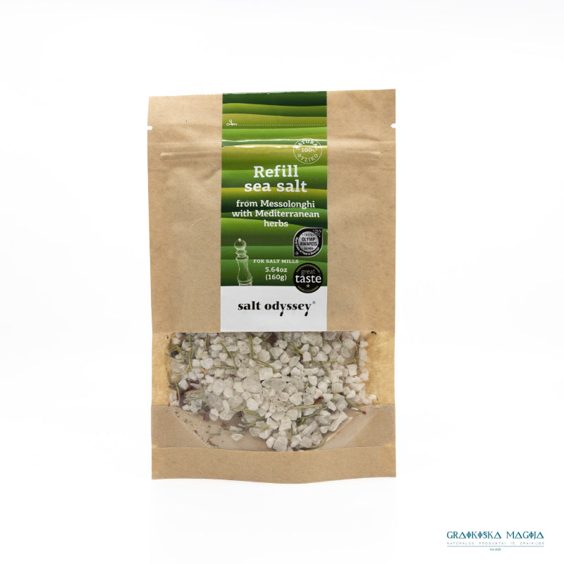 Salt Odyssey Refill Bag Of Mediterranean Herbs - 160g. - anydaydirect