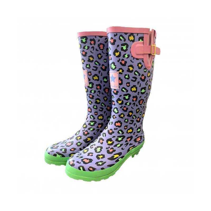 Leopard Print Tall Printed Wellies - anydaydirect