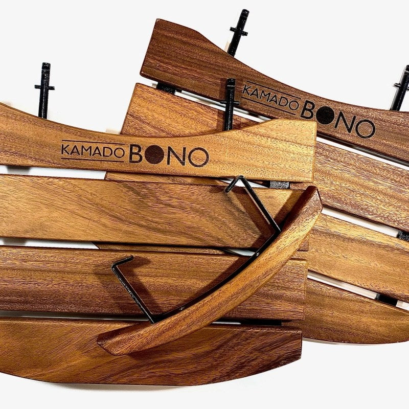 Teak side plates and handle set (Media) - anydaydirect