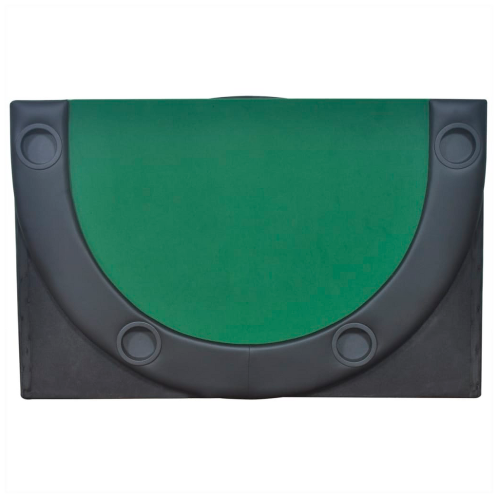 vidaXL 10-Player Foldable Poker Tabletop Green - anydaydirect