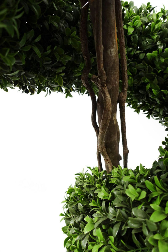 150cm Sprial Buxus Artificial Tree UV Resistant Outdoor - anydaydirect
