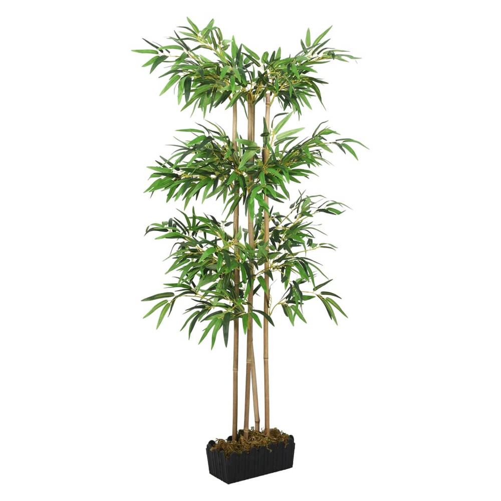 vidaXL Artificial Bamboo Tree 1216 Leaves 180 cm Green - anydaydirect