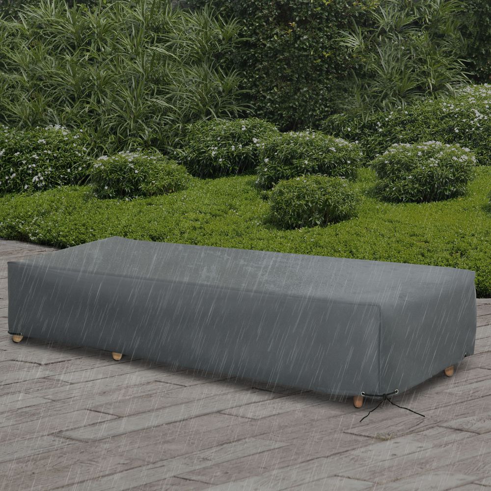 200x73cm Garden Furniture Cover Water UV Resistant Oxford Fabric - anydaydirect