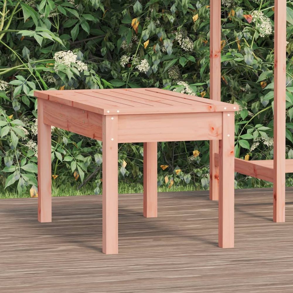 vidaXL Garden Table 80x44x45 cm Solid Wood Douglas - anydaydirect