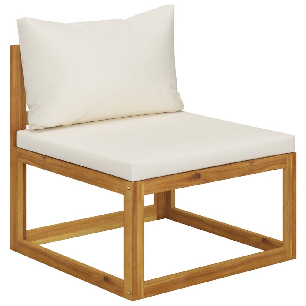 12 Piece Garden Lounge Set with Cushions Solid Wood Acacia (UK/IE/FI/NO only) - anydaydirect