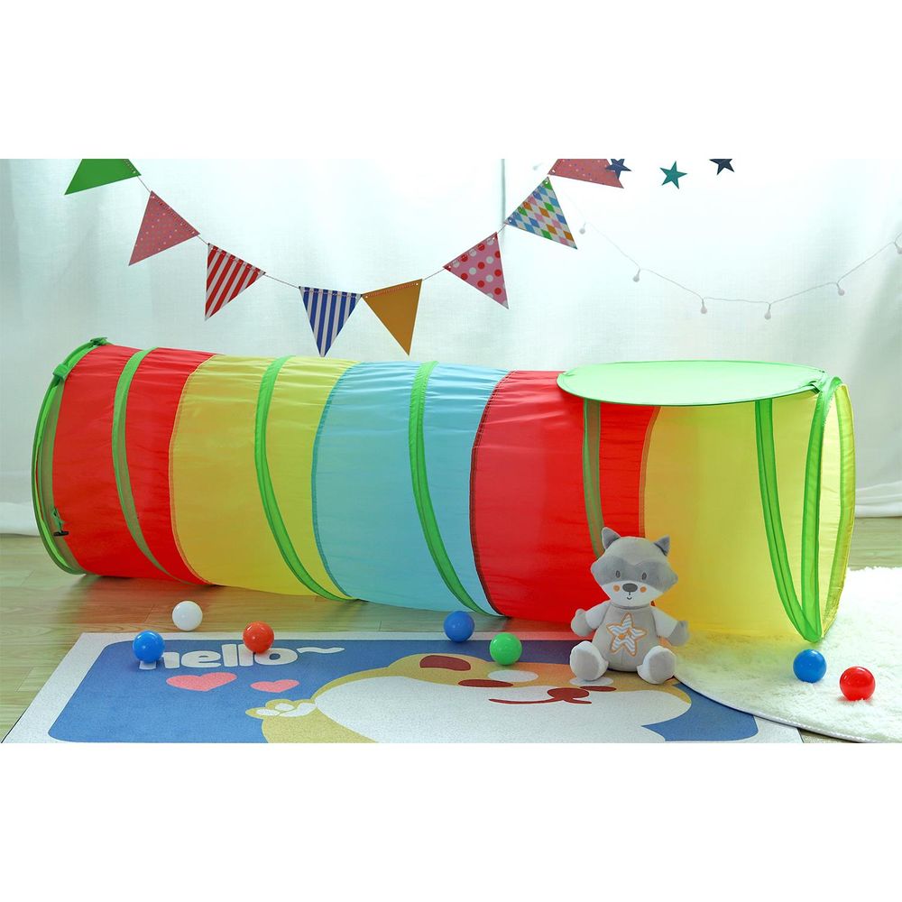 SOKA Kids Play Tunnel Multicoloured Pop Up Jungle Indoor or Outdoor Garden Play Tents - anydaydirect