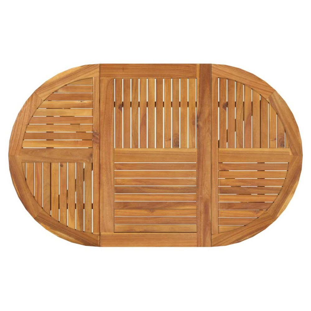 Garden Table 150x90x75 cm Solid Wood Acacia - anydaydirect