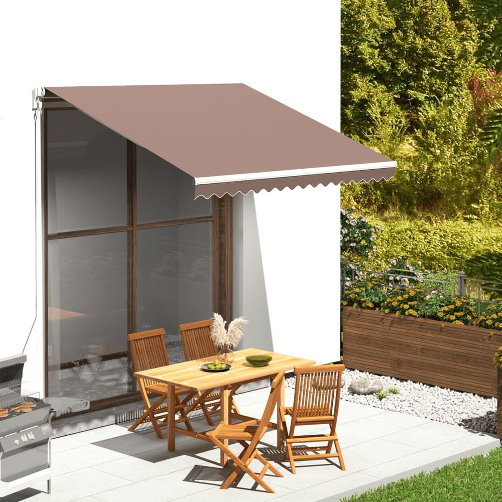 Awning Top Sunshade Canvas 3 x 2,5m to 6 x 3.5m (Frame Not Included) - anydaydirect