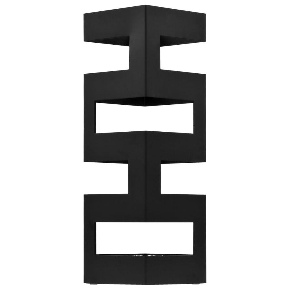 Umbrella Stand Tetris Steel Black - anydaydirect