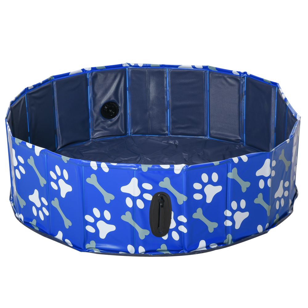 Dog Swimming Pool Foldable Pet Bathing Shower Tub Padding Pool -100cm M - anydaydirect