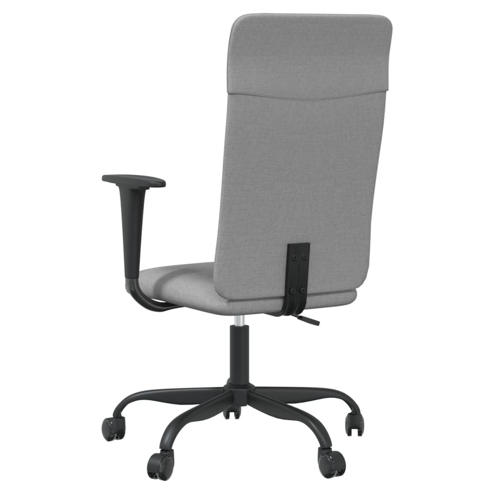 vidaXL Office Chair Light Grey Fabric - anydaydirect