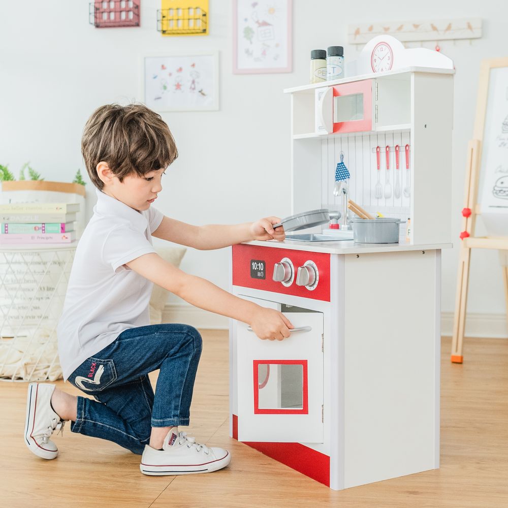 Mint Wooden Toy Kitchen for Little Chefs by Play Kitchen TD-12385M - anydaydirect