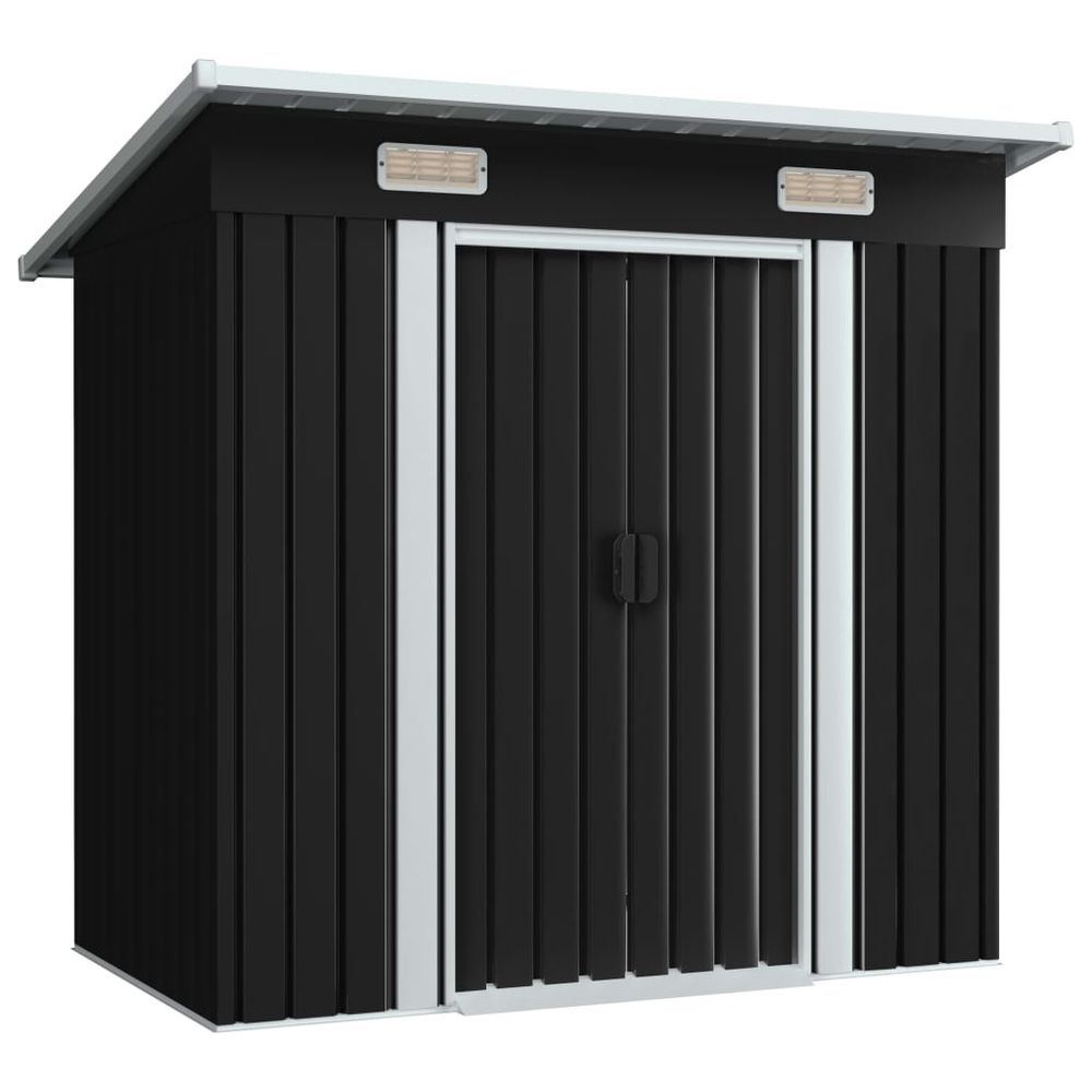 Garden Shed Anthracite Steel - anydaydirect