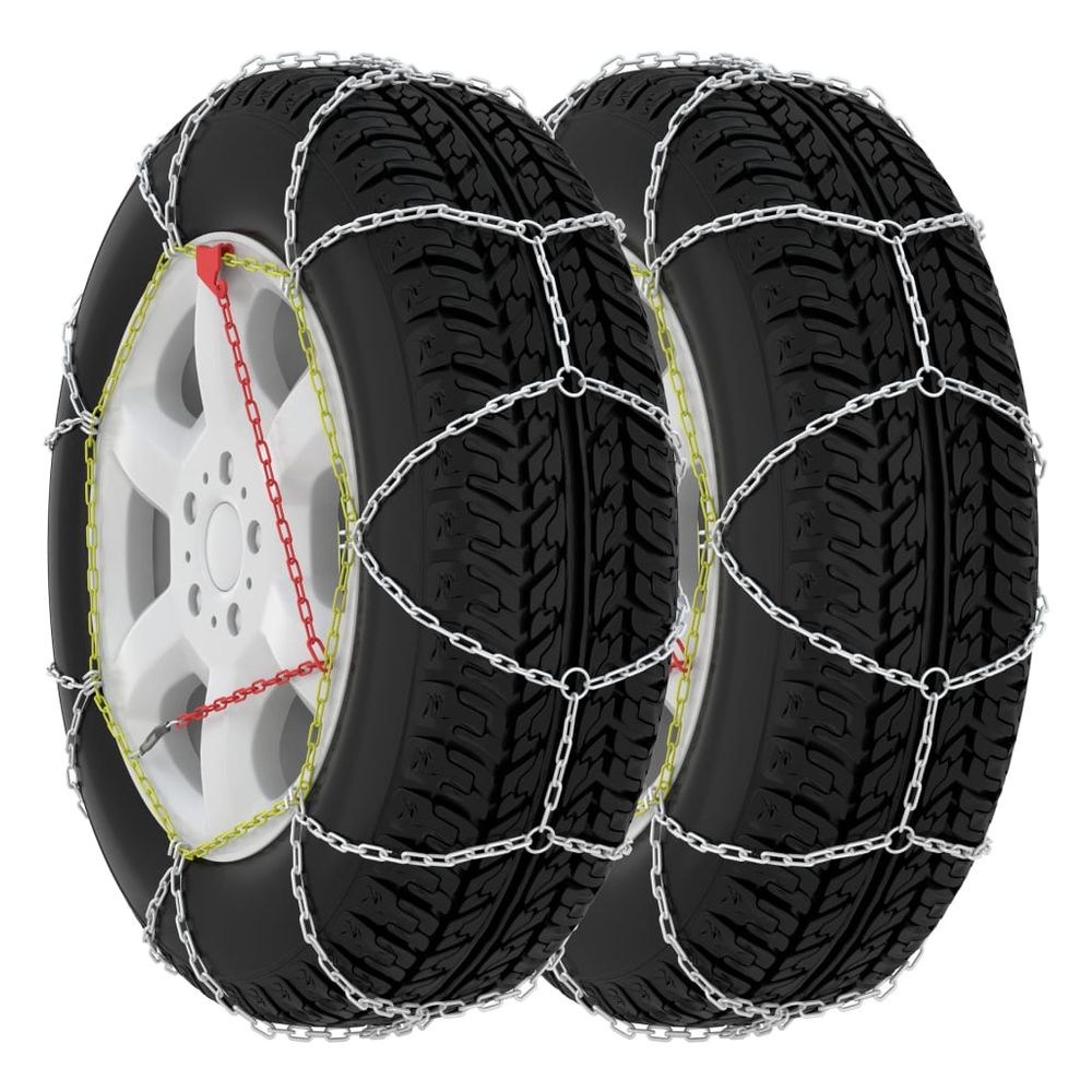 Car Tyre Snow Chains 2 pcs 16 mm SUV 4x4 Size 400 - anydaydirect