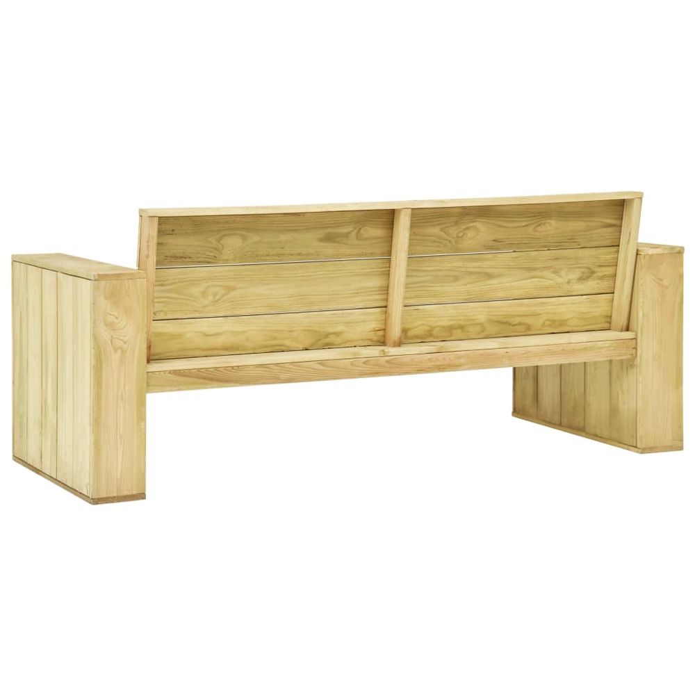 Garden Bench 179 cm Impregnated Pinewood - anydaydirect