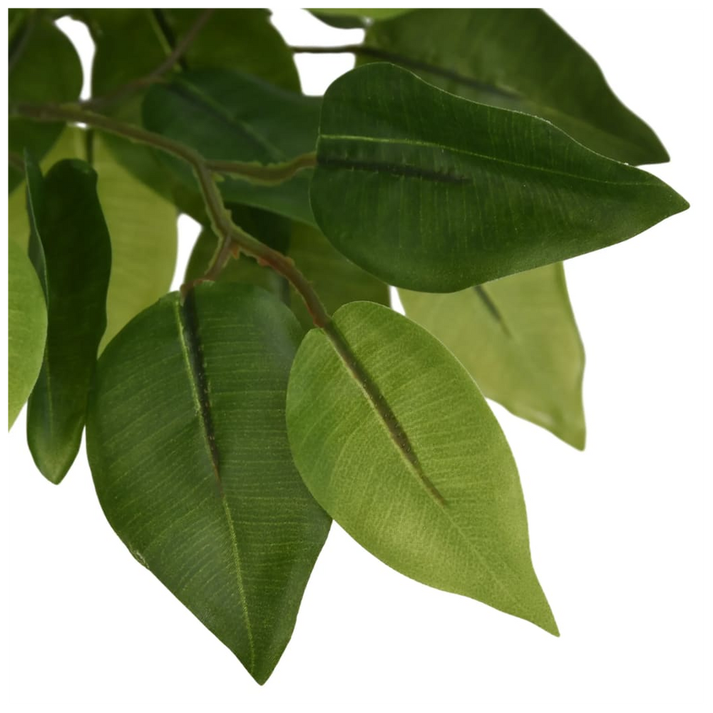 vidaXL Artificial Ficus Tree 378 Leaves 80 cm Green - anydaydirect